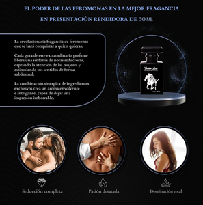 Perfume con feromonas para hombres